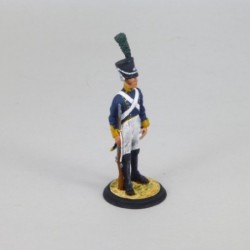 (N-76) Fusilero Infantería Ligera 1º Batallón Barcelona España 1808 