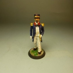 Capitán de la Compañía de Infantería de Fernando POO Gala-1858