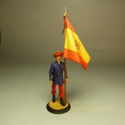 Abanderado 2º Guerra Carlista Voluntarios de la Rioja 1872